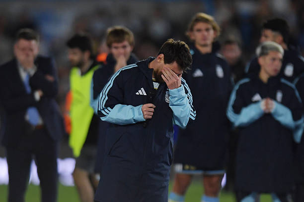 Lionel Messi in Tears as He Ends International Career